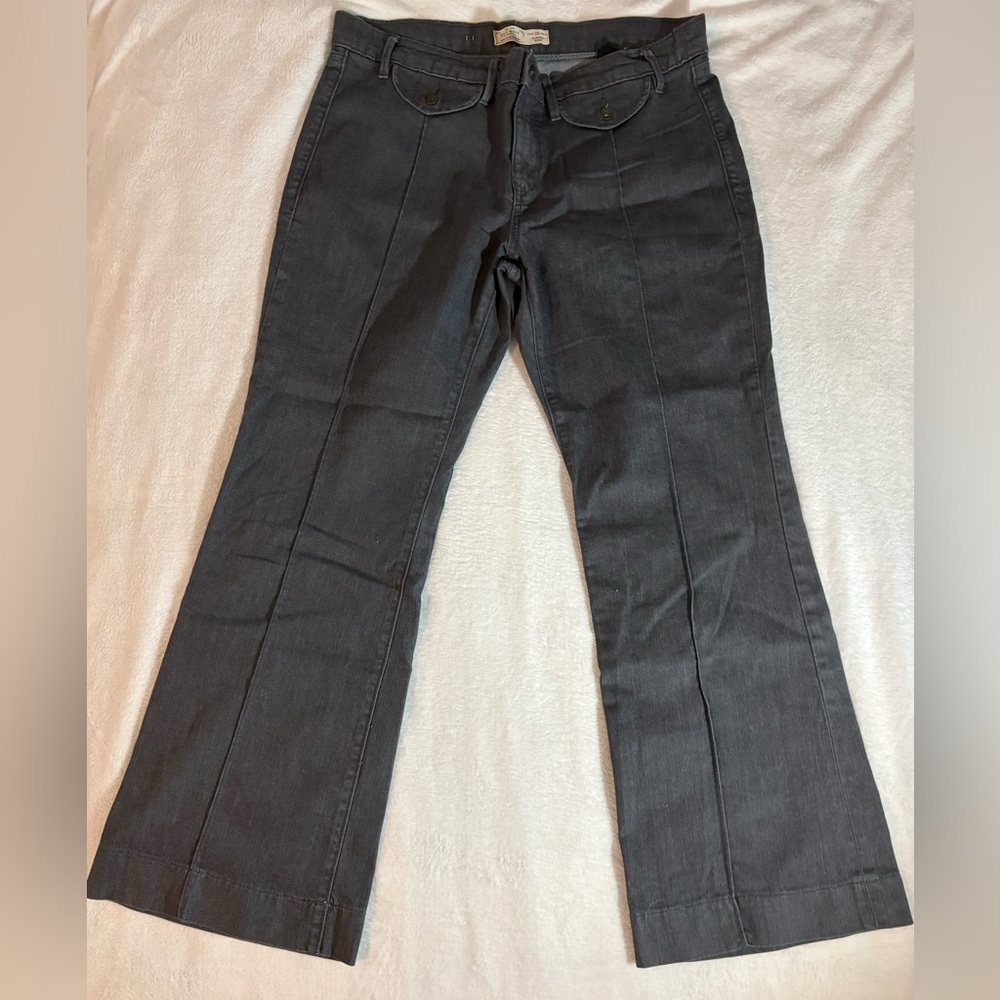 Old Navy Women's Vintage Classic Fit Gray Wide Leg Jeans size 16 NWOT